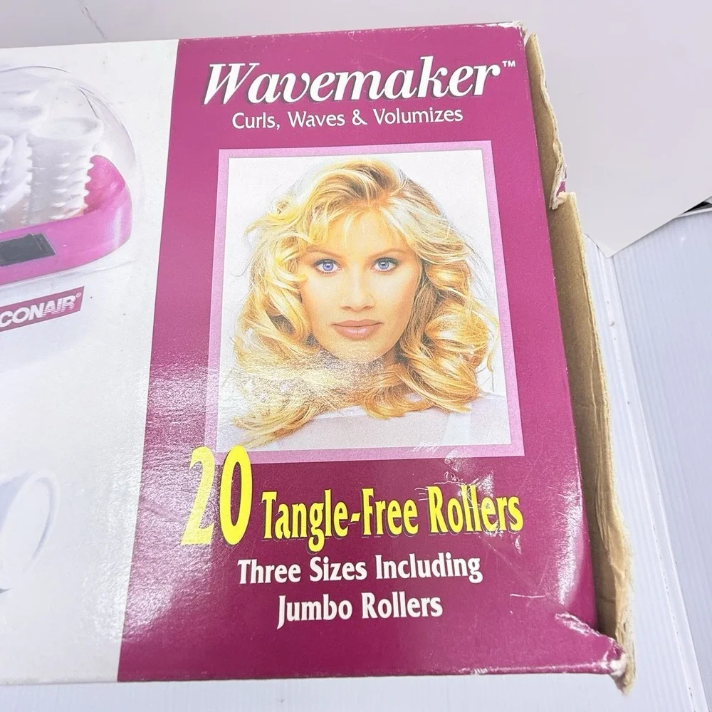 Vintage 90s Conair Wavemaker 20 Hot Rollers Hairsetter Y2K NIB Tested